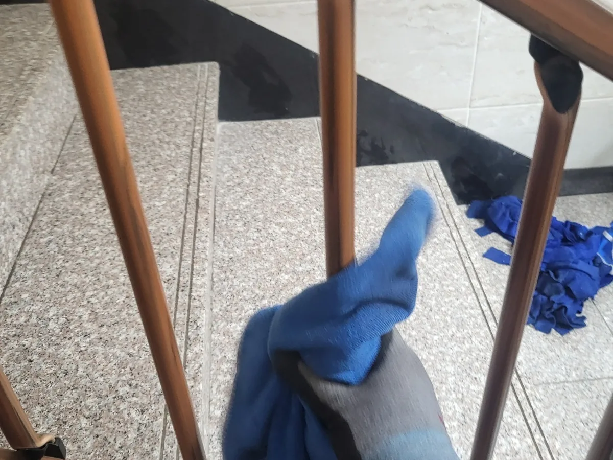 청송군 파천면 빌라 난간·손잡이 위생청소 사례 - 행진크린
